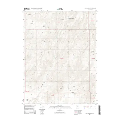 2014 Map of Floy Canyon South, 2014 Print