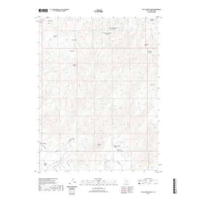 2020 Map of Floy Canyon South, 2020 Print