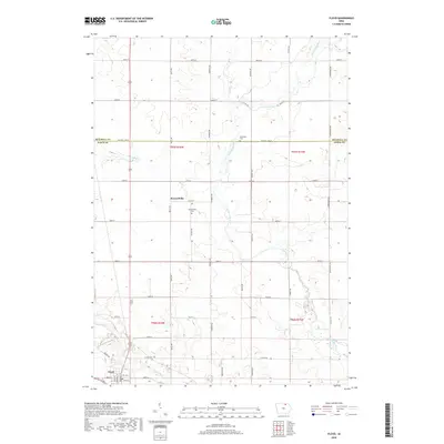 2018 Map of Floyd, 2018 Print