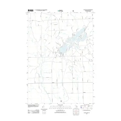 2012 Map of Floyd Lake, 2012 Print