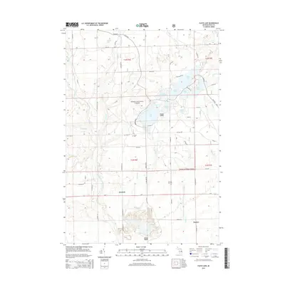 2014 Map of Floyd Lake, 2014 Print