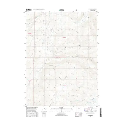 2016 Map of Floyd Peak, 2016 Print