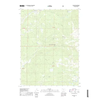 2019 Map of Floyd Peak, 2019 Print