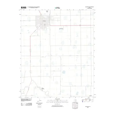2010 Map of Floydada, 2010 Print