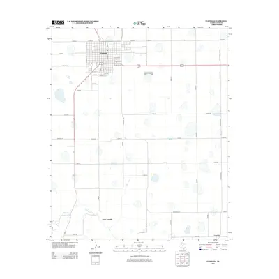 2012 Map of Floydada, 2012 Print
