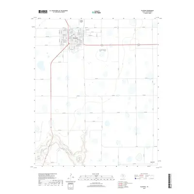 2019 Map of Floydada, 2019 Print