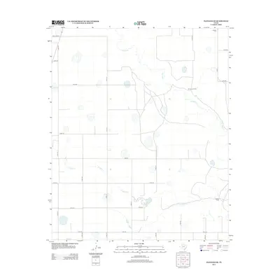 2012 Map of Floydada SE, 2012 Print