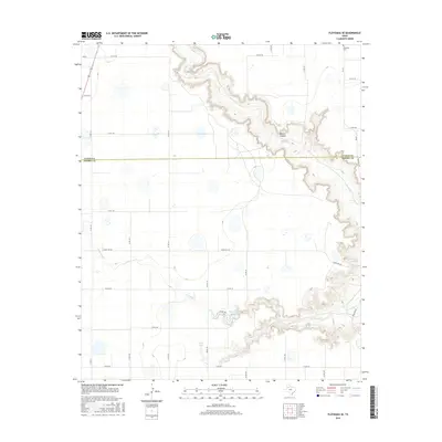 2016 Map of Floydada SE, 2016 Print