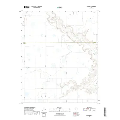 2019 Map of Floydada SE, 2019 Print