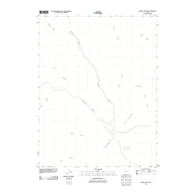 2011 Map of Flume Canyon, 2011 Print