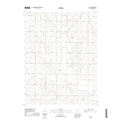 2018 Map of Flush, 2018 Print