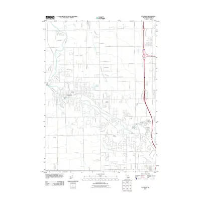 2011 Map of Flushing, 2011 Print