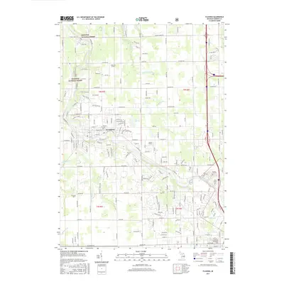2017 Map of Flushing, 2017 Print