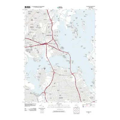 2010 Map of Flushing, 2010 Print