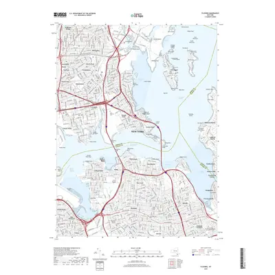 2019 Map of Flushing, 2019 Print