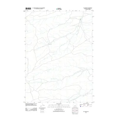 2012 Map of Fly Draw, 2012 Print