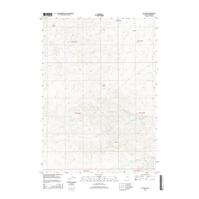 2015 Map of Fly Draw, 2015 Print