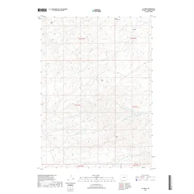 2018 Map of Fly Draw, 2018 Print