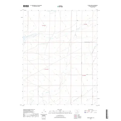 2019 Map of Flying A Ranch, 2019 Print