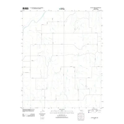 2012 Map of Flying Creek, 2012 Print