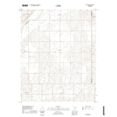 2018 Map of Flying Creek, 2018 Print