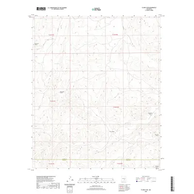 2020 Map of Flying H NW, 2020 Print