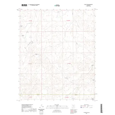 2023 Map of Flying H NW, 2023 Print