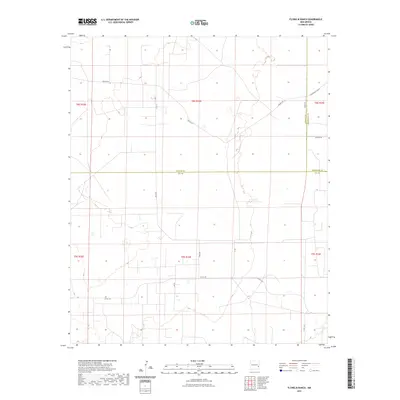 2023 Map of Flying M Ranch, 2023 Print