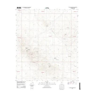 2013 Map of Flying W Mountain, 2013 Print