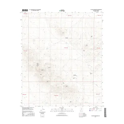 2017 Map of Flying W Mountain, 2017 Print