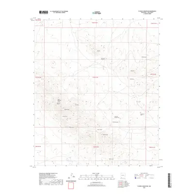 2020 Map of Flying W Mountain, 2020 Print