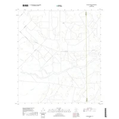 2019 Map of Flying W Ranch, 2019 Print