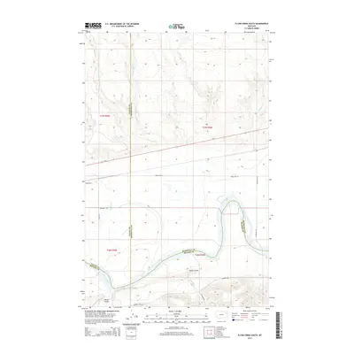 2014 Map of Flynn Creek South, 2014 Print
