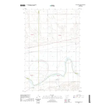 2020 Map of Flynn Creek South, 2020 Print