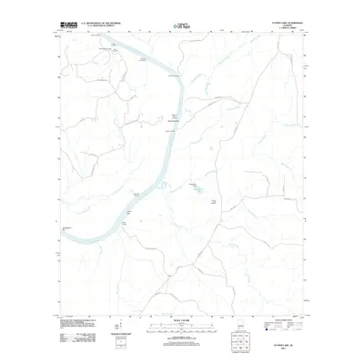 2011 Map of Flynns Lake, 2011 Print