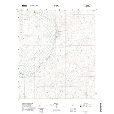 2018 Map of Flynns Lake, 2018 Print