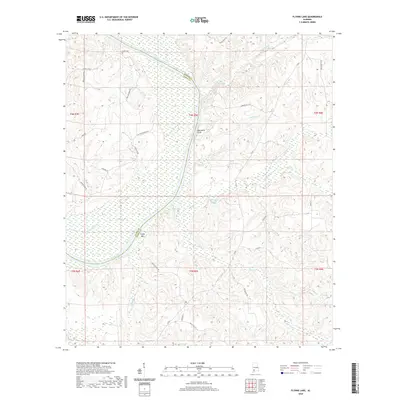 2020 Map of Flynns Lake, 2020 Print