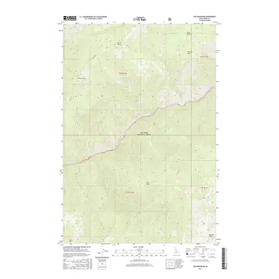 2017 Map of Fog Mountain, 2017 Print