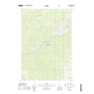 2020 Map of Fog Mountain, 2020 Print