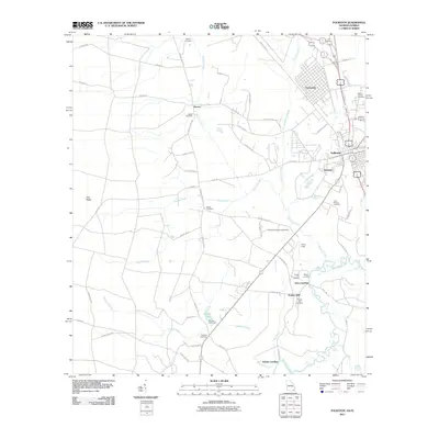 2011 Map of Folkston, 2011 Print