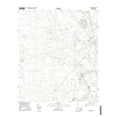 2017 Map of Folkston, 2017 Print