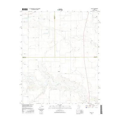 2016 Map of Folley, 2016 Print