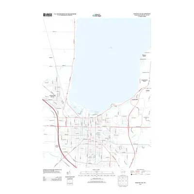 2013 Map of Fond du Lac, 2013 Print