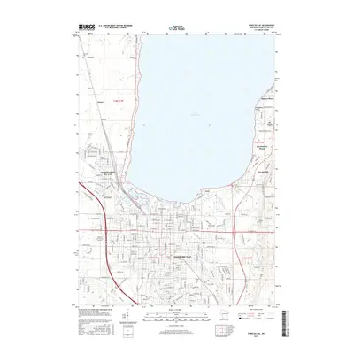 2015 Map of Fond du Lac, 2015 Print