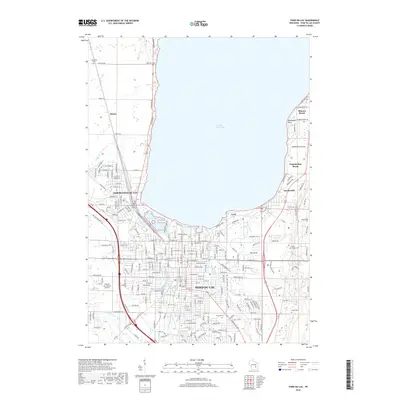 2018 Map of Fond du Lac, 2018 Print