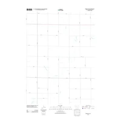 2013 Map of Fonda NE, 2013 Print