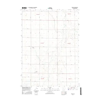 2015 Map of Fonda NE, 2015 Print