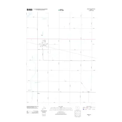 2013 Map of Fonda, 2013 Print