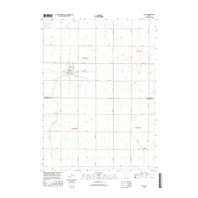 2015 Map of Fonda, 2015 Print