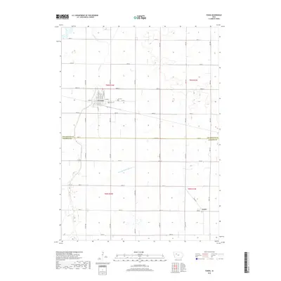 2018 Map of Fonda, 2018 Print